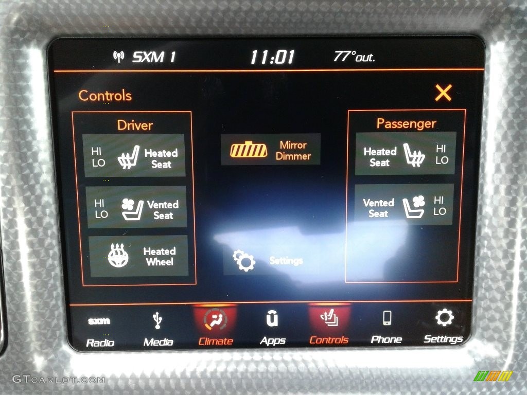 2019 Dodge Challenger SRT Hellcat Redeye Widebody Controls Photo #133670938