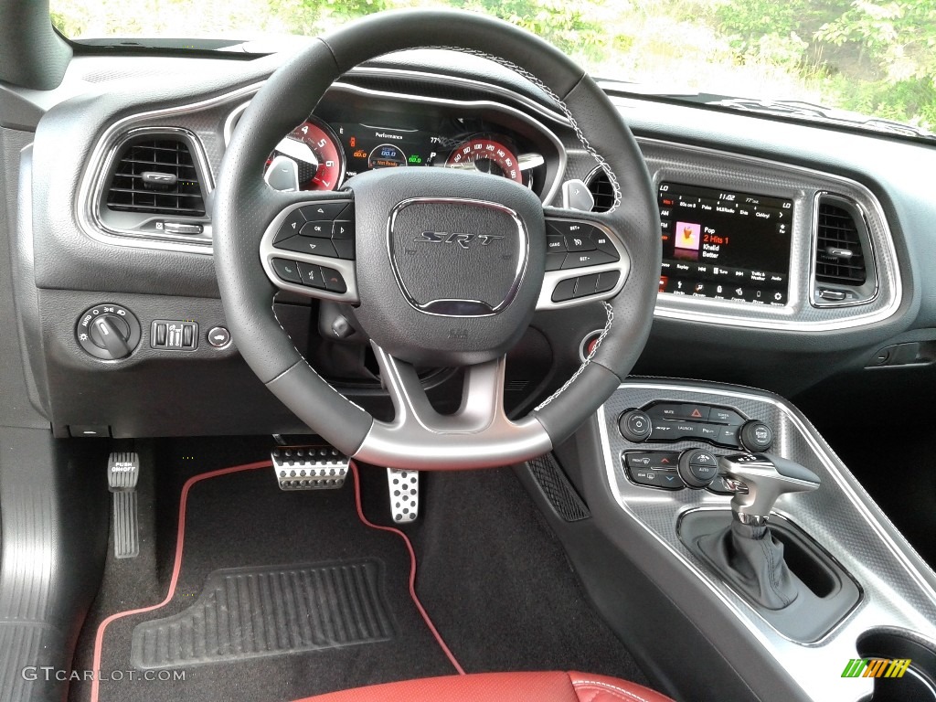2019 Dodge Challenger SRT Hellcat Redeye Widebody Demonic Red/Black Dashboard Photo #133671082