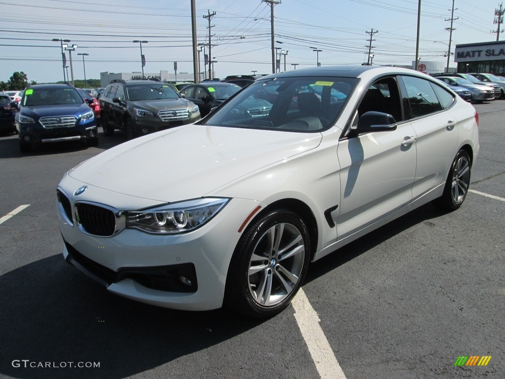 2015 3 Series 328i xDrive Gran Turismo - Mineral White Metallic / Black photo #2