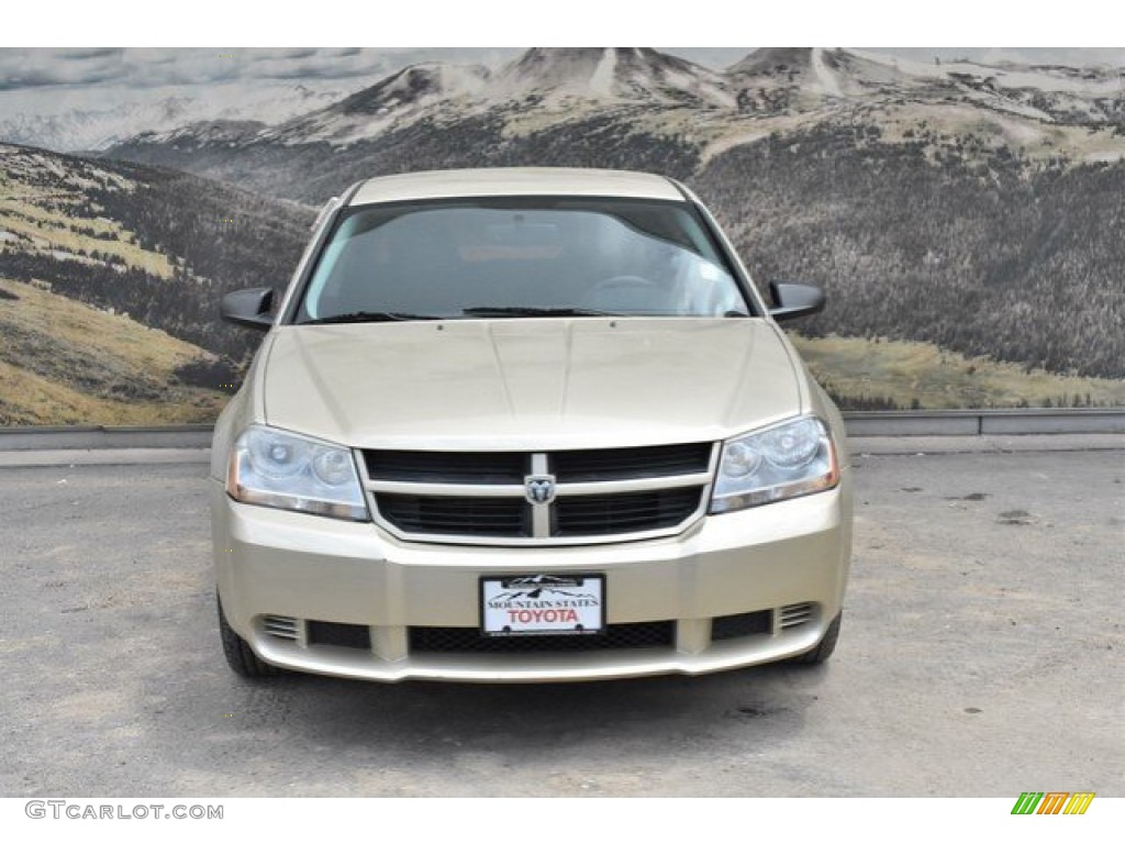 2010 Avenger SXT - White Gold / Dark Slate Gray photo #4