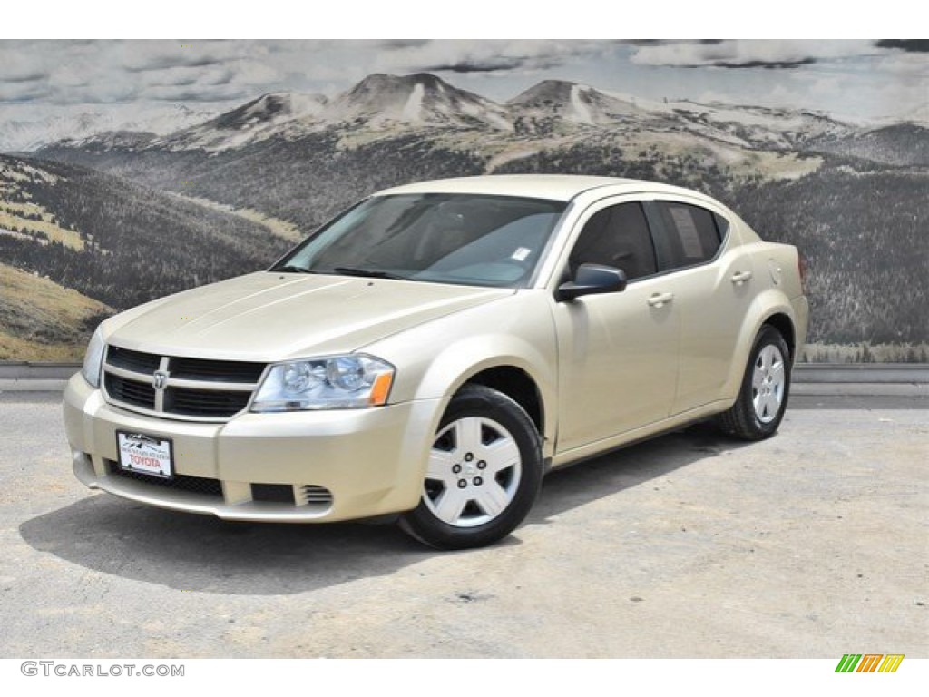 2010 Avenger SXT - White Gold / Dark Slate Gray photo #5