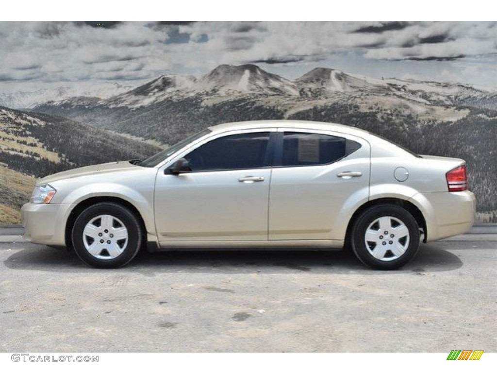 2010 Avenger SXT - White Gold / Dark Slate Gray photo #6
