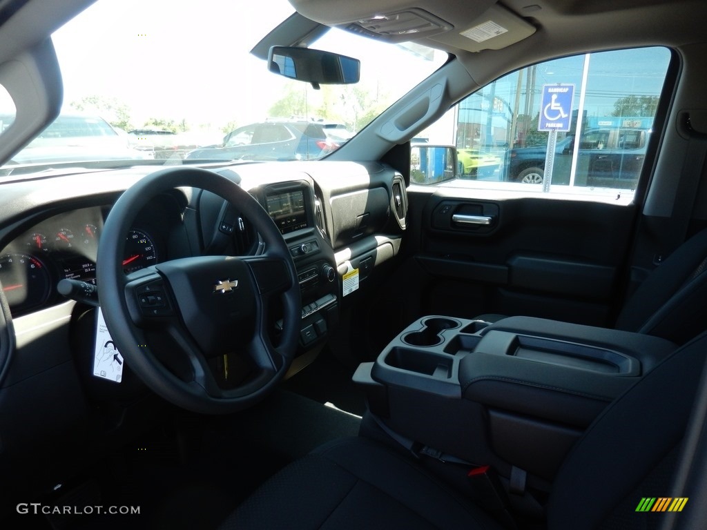 2019 Silverado 1500 Custom Double Cab 4WD - Northsky Blue Metallic / Jet Black photo #6