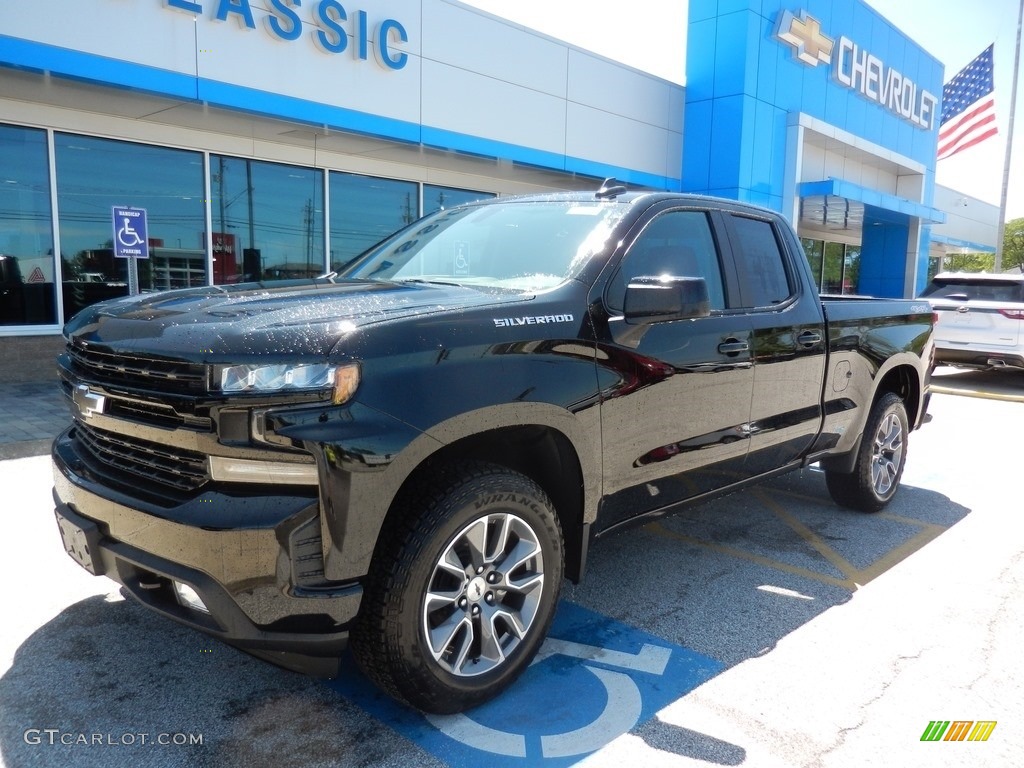 2019 Silverado 1500 RST Double Cab 4WD - Black / Jet Black photo #1