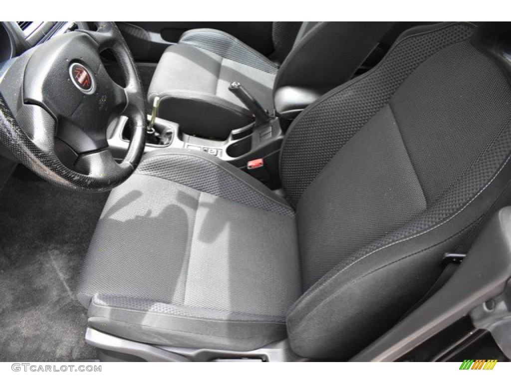 2004 Impreza WRX Sedan - Java Black Pearl / Blue Ecsaine/Black photo #11