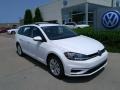 2019 Pure White Volkswagen Golf SportWagen S #133675117