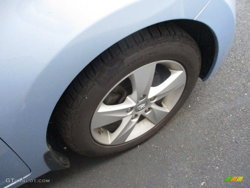 2012 Elantra GLS - Blue Sky Metallic / Beige photo #6