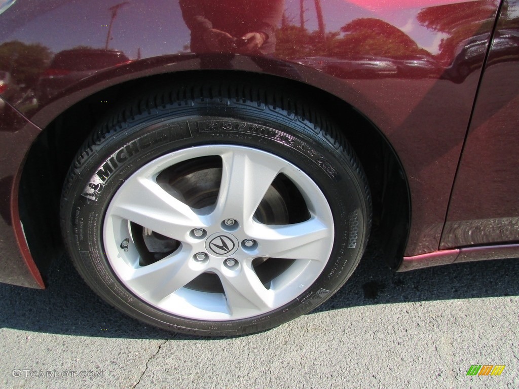 2009 TSX Sedan - Basque Red Pearl / Parchment photo #24