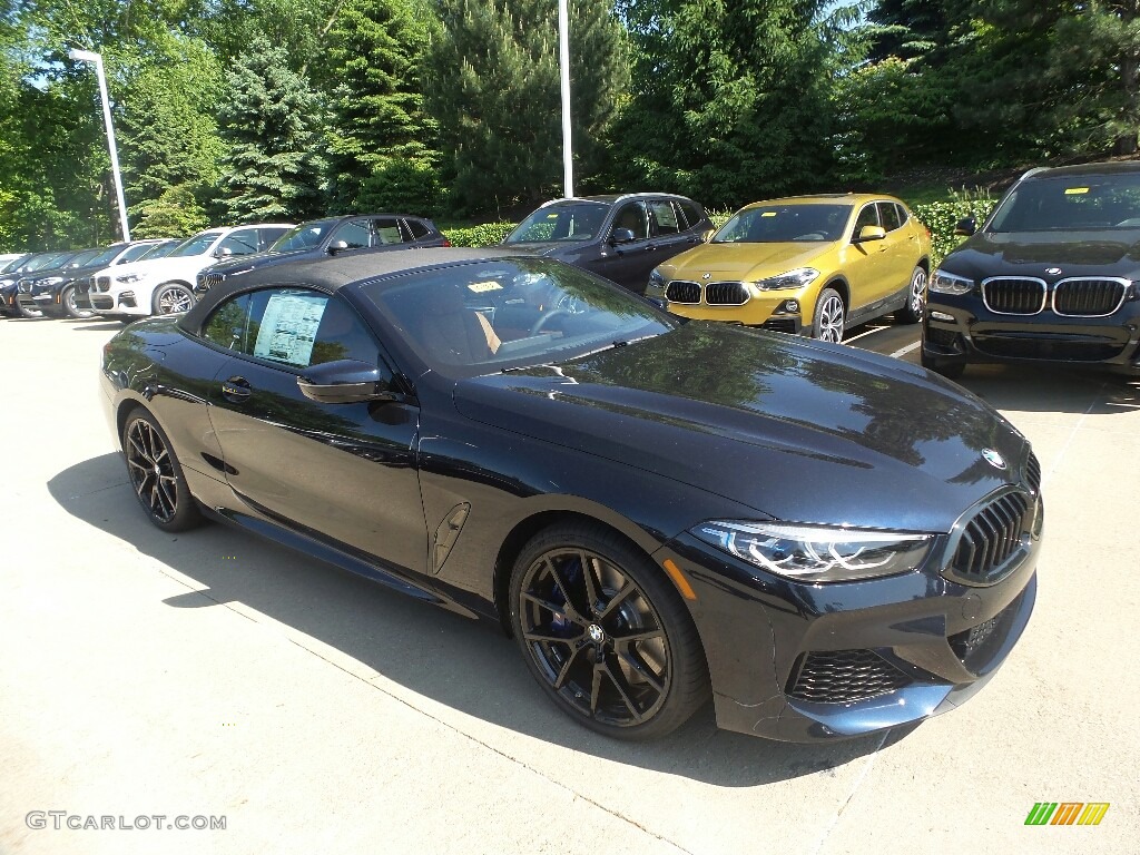 2019 8 Series 850i xDrive Convertible - Carbon Black Metallic / Cognac photo #1