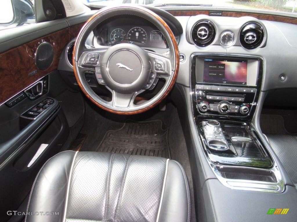 2017 XJ R-Sport - Ebony / Jet/Ivory photo #15