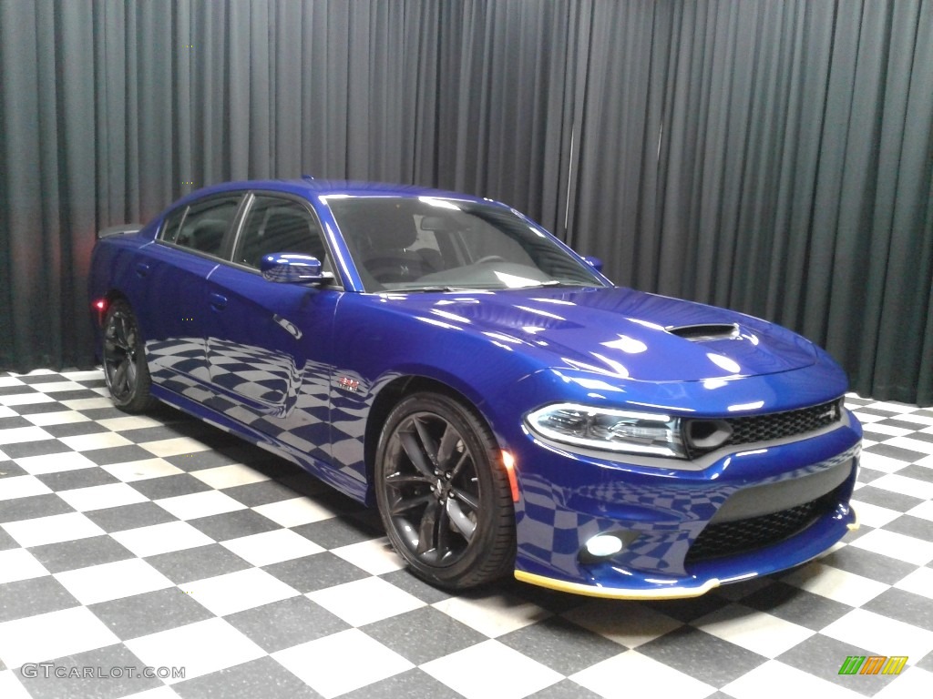 Indigo Blue 2019 Dodge Charger R/T Scat Pack Exterior Photo #133680285