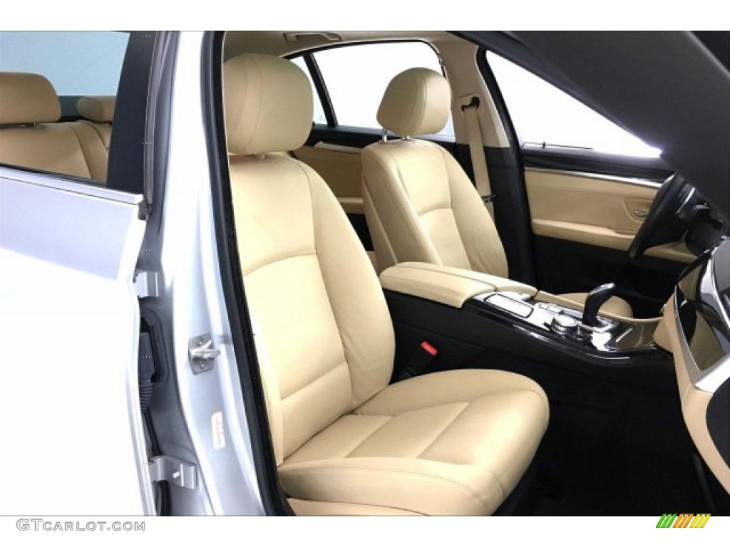 2016 5 Series 528i Sedan - Glacier Silver Metallic / Venetian Beige/Black photo #6