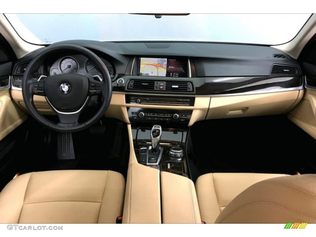 2016 5 Series 528i Sedan - Glacier Silver Metallic / Venetian Beige/Black photo #20