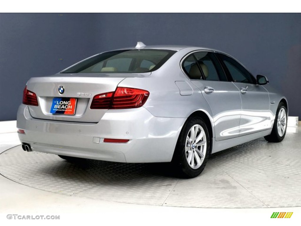 2016 5 Series 528i Sedan - Glacier Silver Metallic / Venetian Beige/Black photo #30