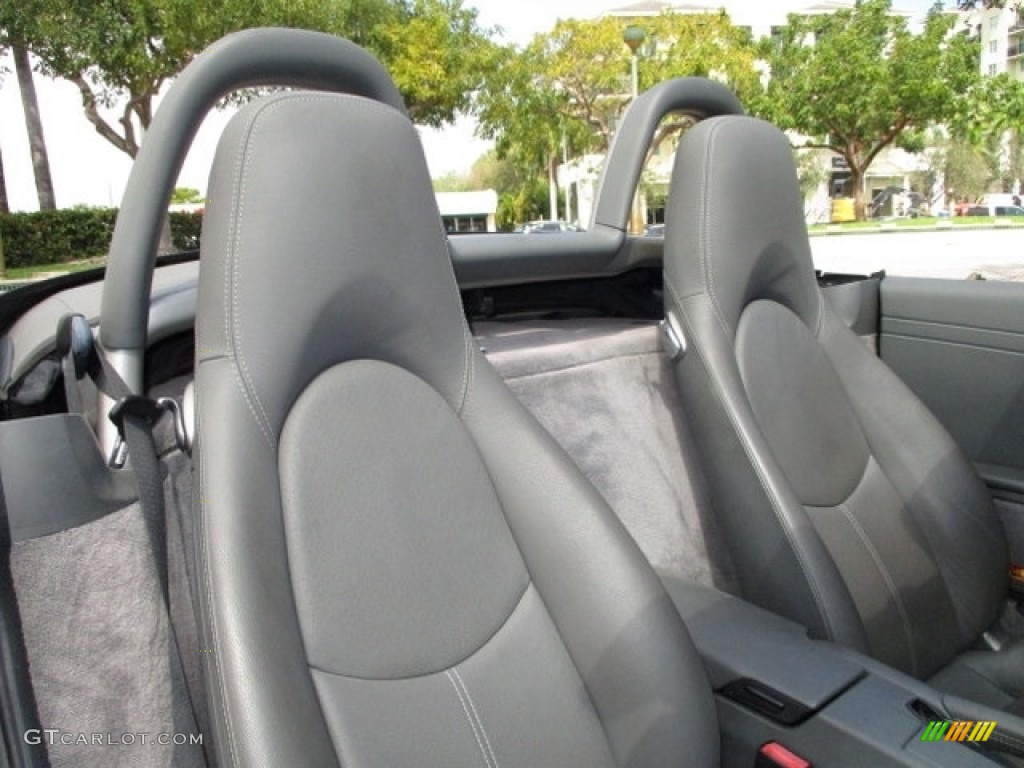 2011 Boxster  - Meteor Grey Metallic / Stone Grey photo #14