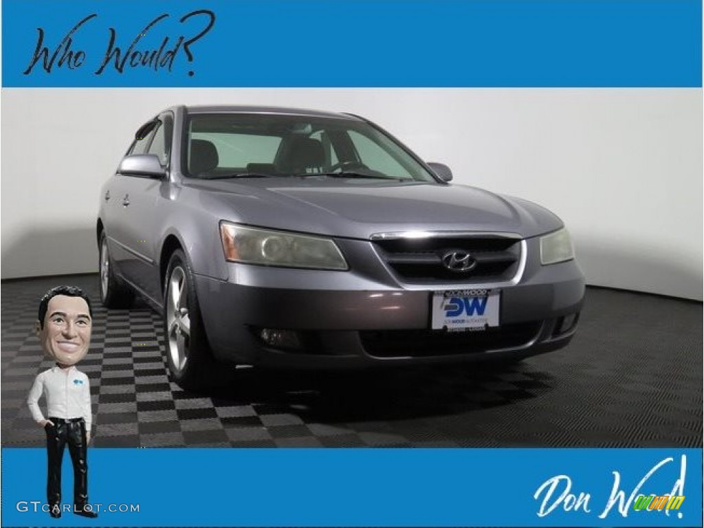 2006 Sonata GLS V6 - Steel Gray / Gray photo #1