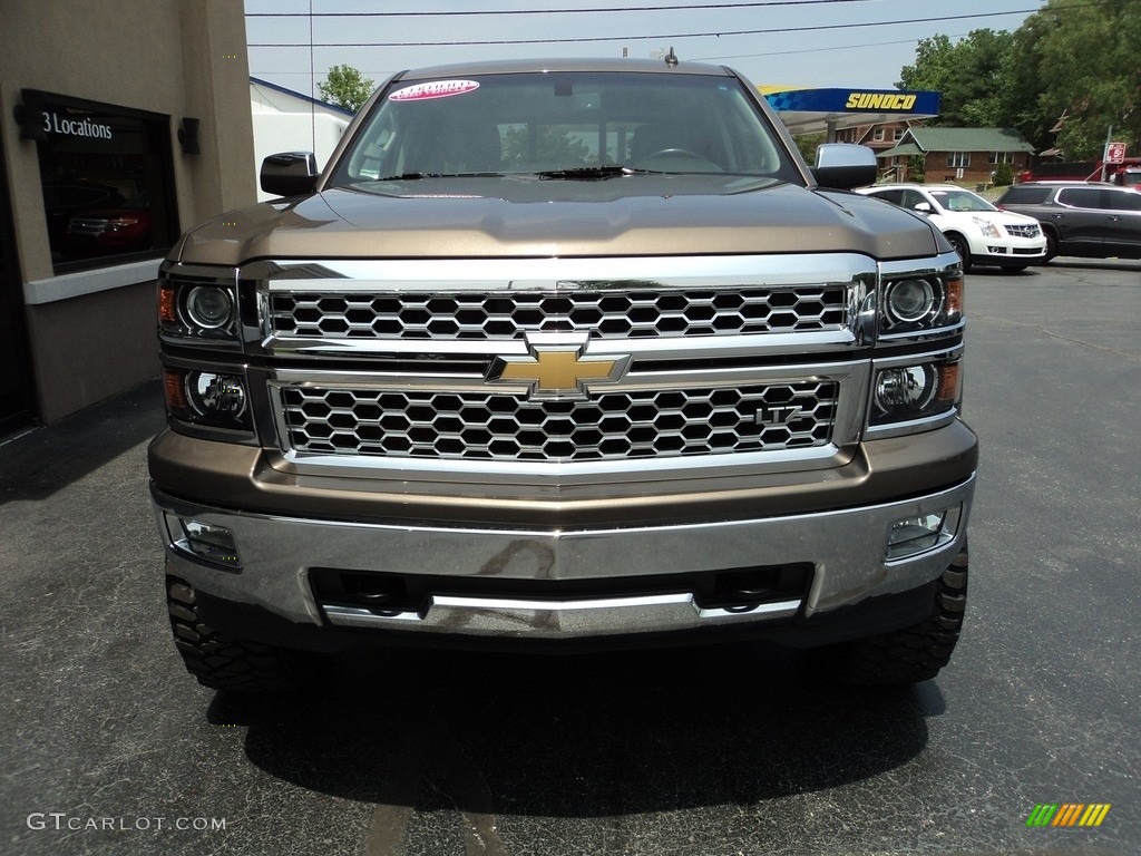 2014 Silverado 1500 LTZ Crew Cab 4x4 - Brownstone Metallic / Jet Black/Dark Ash photo #30