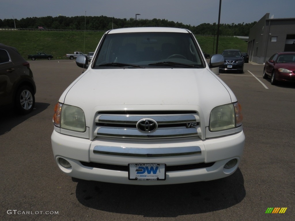 2004 Tundra SR5 Double Cab 4x4 - Natural White / Light Charcoal photo #4