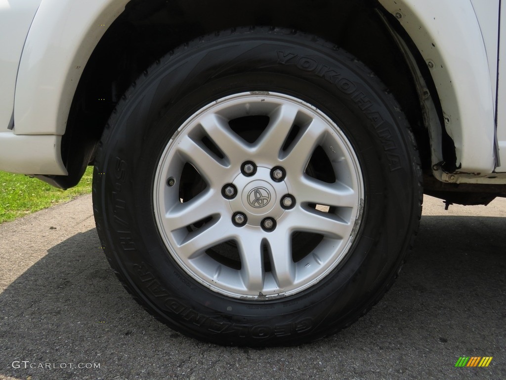 2004 Tundra SR5 Double Cab 4x4 - Natural White / Light Charcoal photo #17