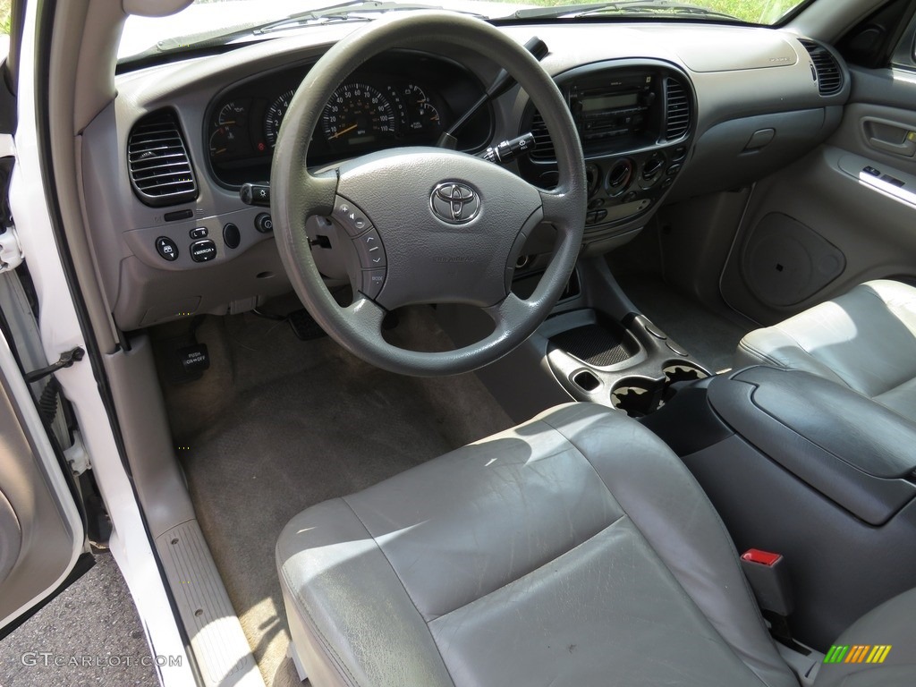 2004 Tundra SR5 Double Cab 4x4 - Natural White / Light Charcoal photo #21