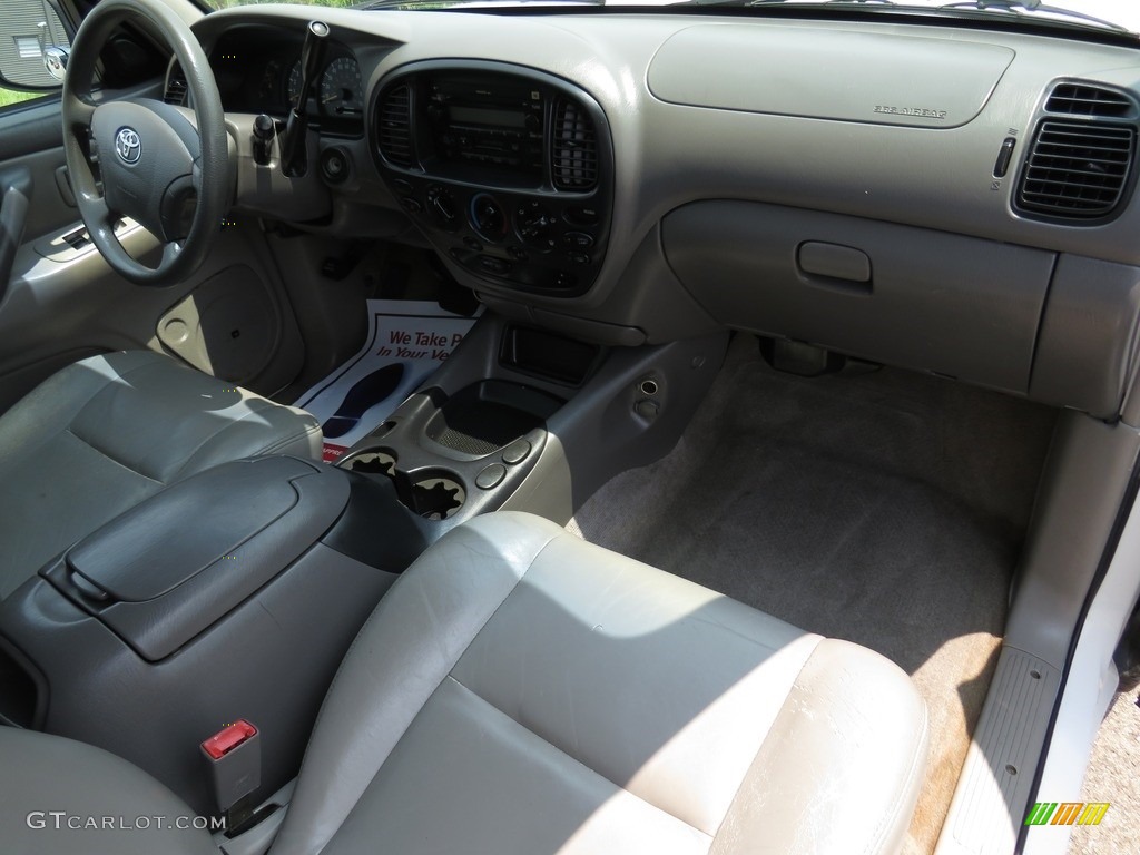 2004 Tundra SR5 Double Cab 4x4 - Natural White / Light Charcoal photo #29