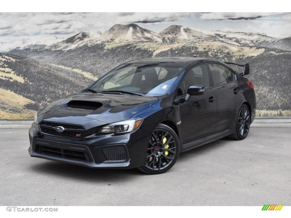 Crystal Black Silica 2018 Subaru WRX STI Exterior Photo #133690758