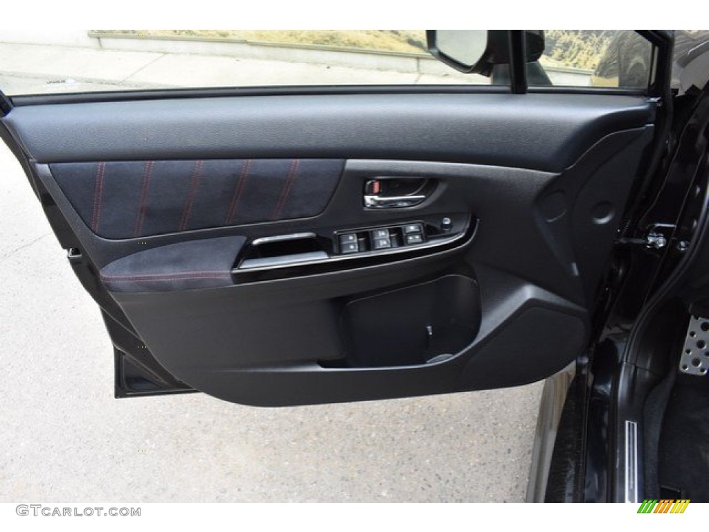 2018 Subaru WRX STI Carbon Black Door Panel Photo #133691055