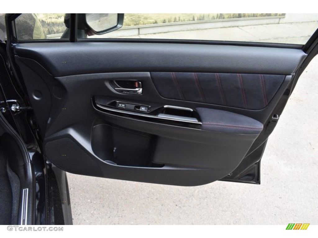 2018 Subaru WRX STI Carbon Black Door Panel Photo #133691070