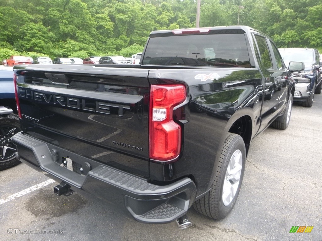 2019 Silverado 1500 Custom Crew Cab 4WD - Black / Jet Black photo #5