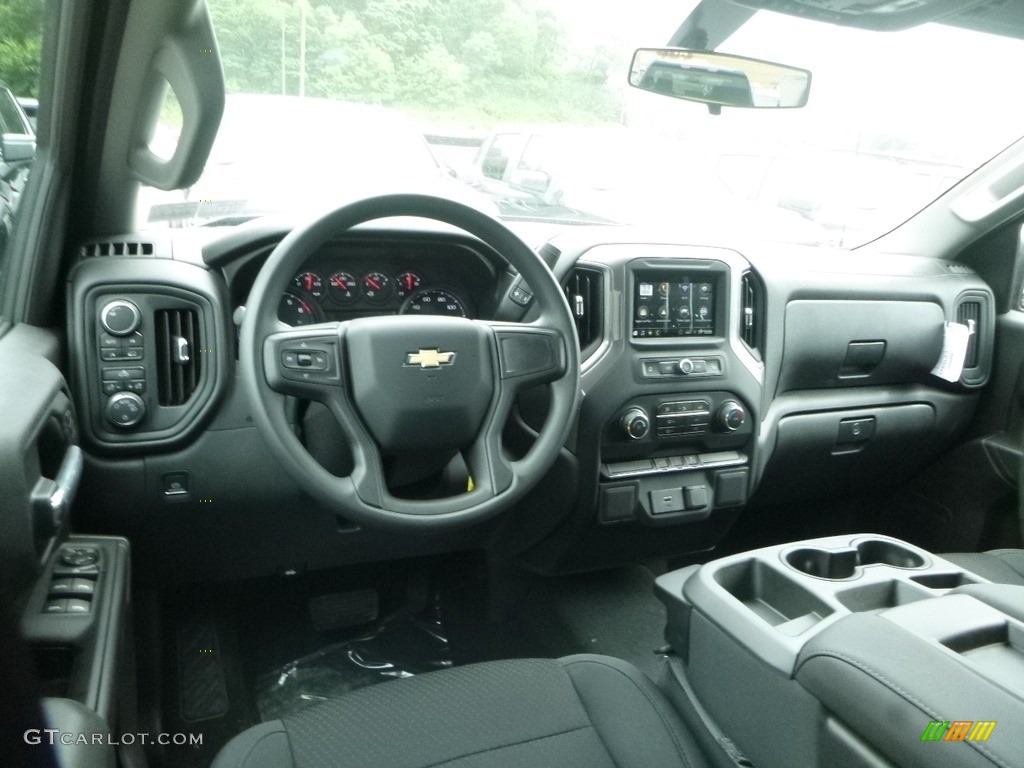 2019 Silverado 1500 Custom Crew Cab 4WD - Black / Jet Black photo #13