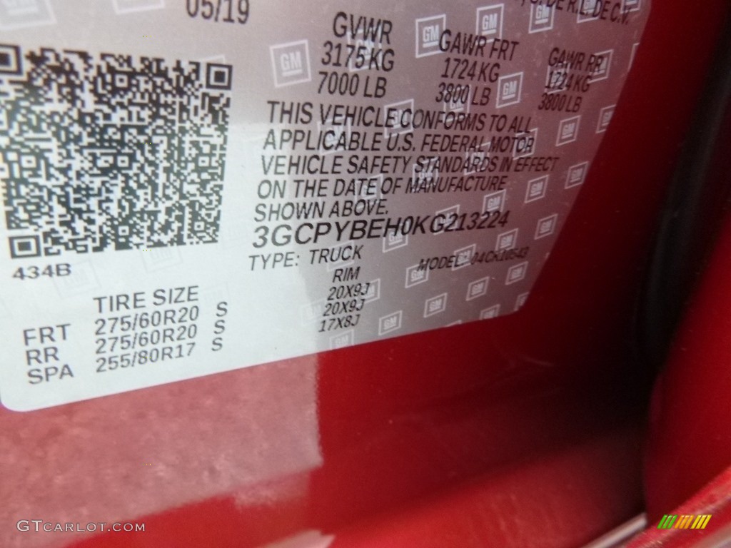 2019 Silverado 1500 Custom Crew Cab 4WD - Cajun Red Tintcoat / Jet Black photo #16