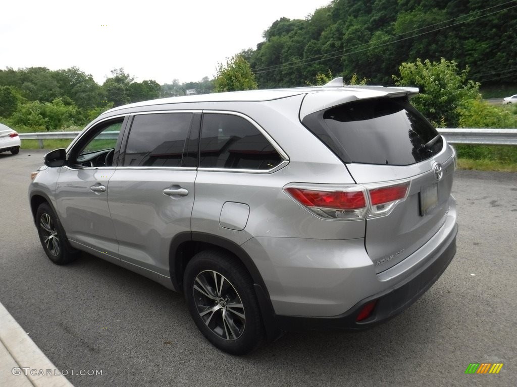 2016 Highlander XLE AWD - Silver Sky Metallic / Ash photo #7