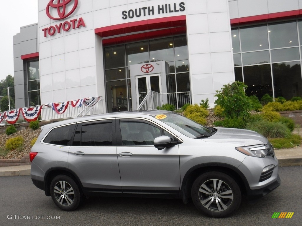 2016 Pilot EX-L AWD - Lunar Silver Metallic / Gray photo #2