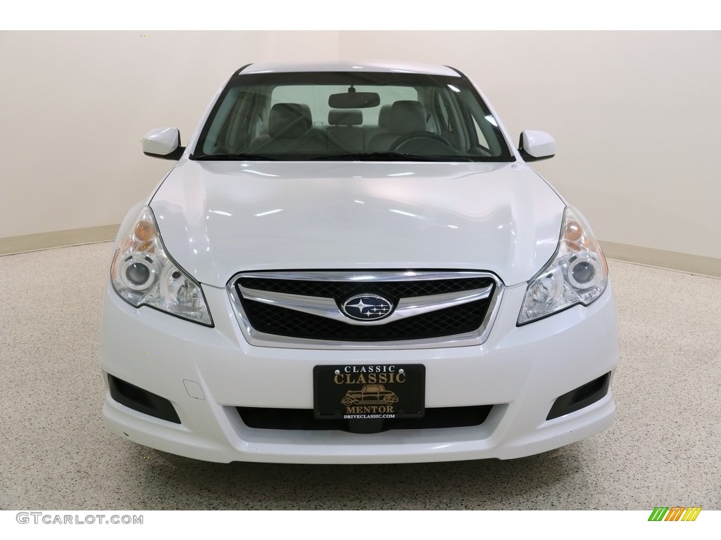 2012 Legacy 2.5i Premium - Satin White Pearl / Off Black photo #2