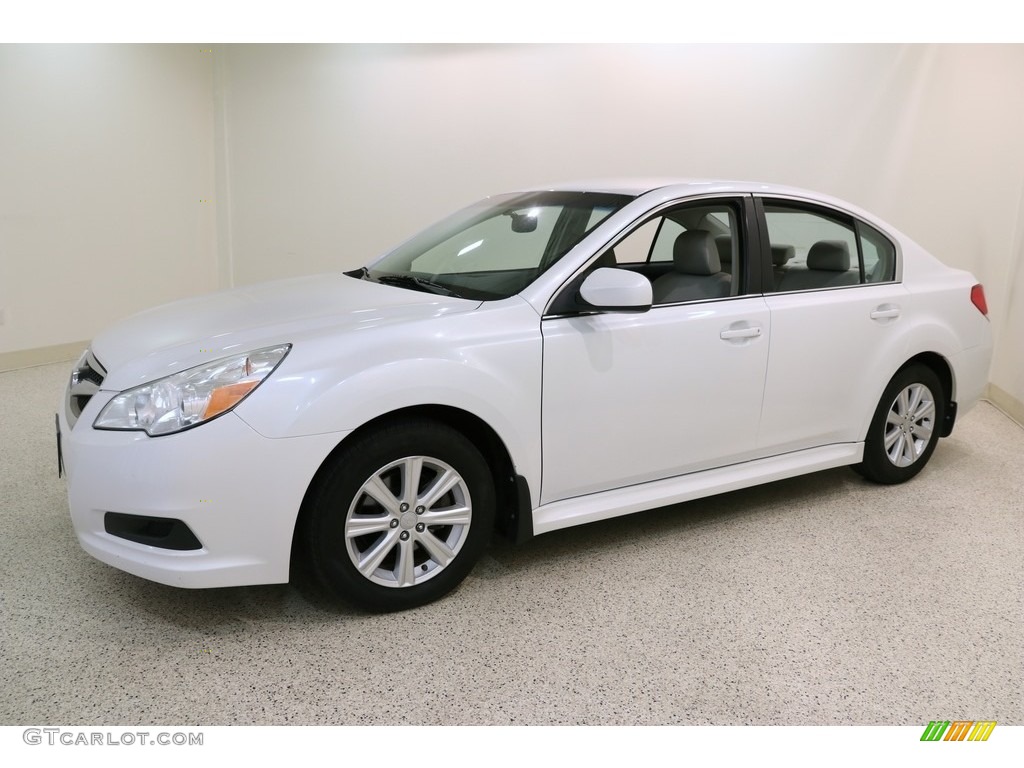 2012 Legacy 2.5i Premium - Satin White Pearl / Off Black photo #3