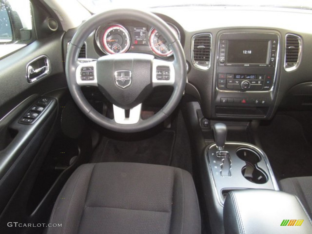 2013 Durango SXT - Bright White / Black photo #15