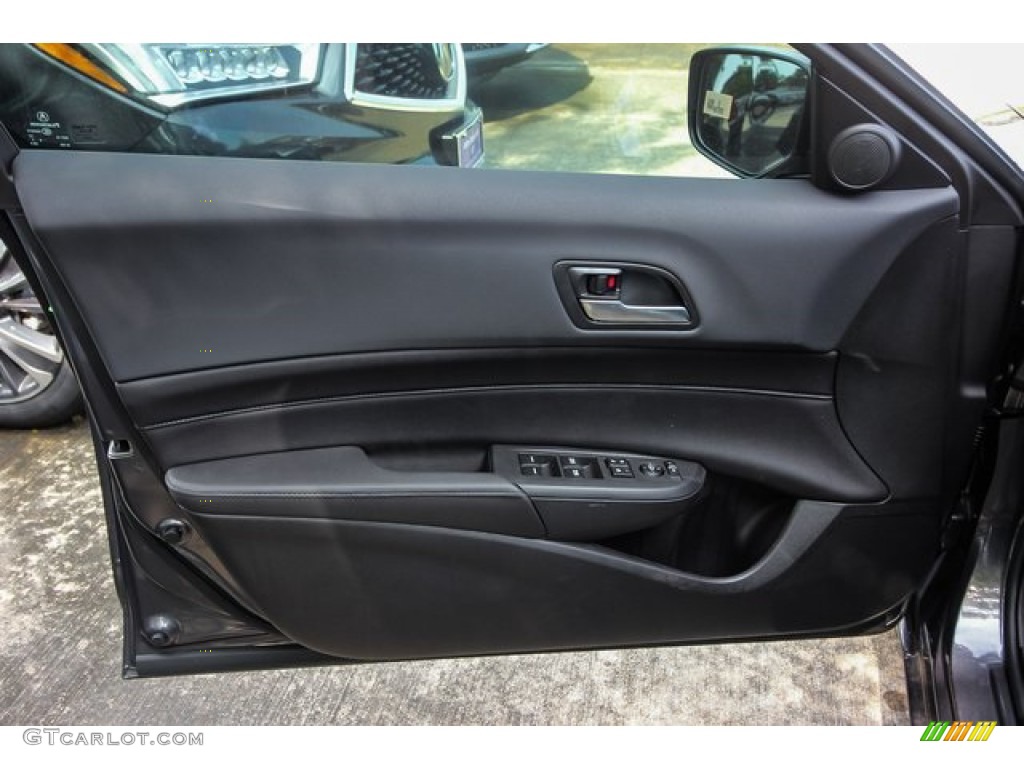 2019 Acura ILX Standard ILX Model Ebony Door Panel Photo #133701831