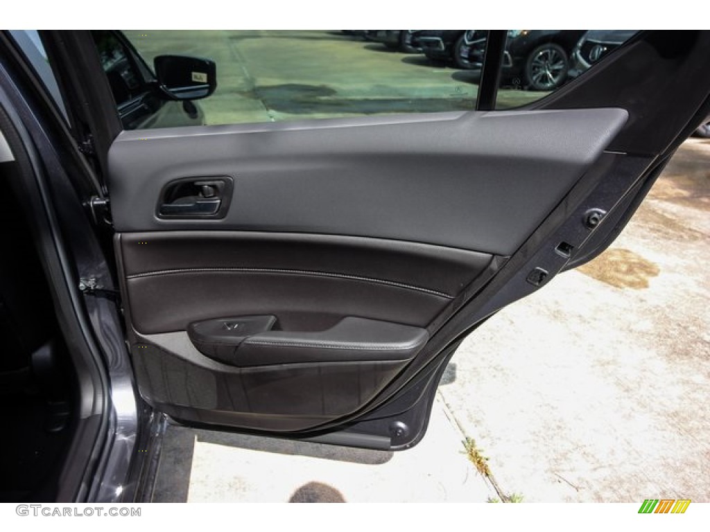 2019 Acura ILX Standard ILX Model Ebony Door Panel Photo #133701918