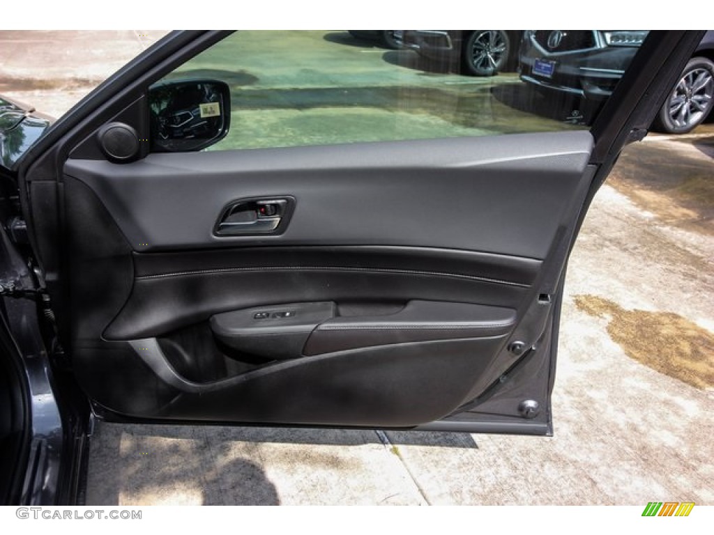 2019 Acura ILX Standard ILX Model Ebony Door Panel Photo #133701957