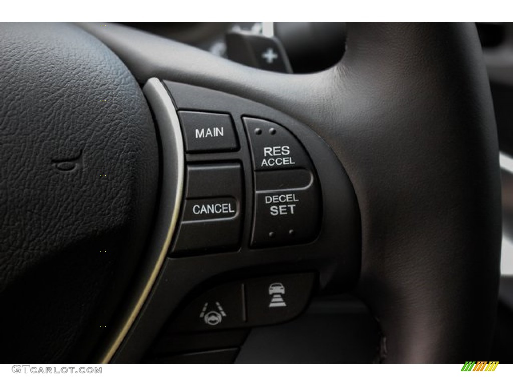 2019 Acura ILX Standard ILX Model Ebony Steering Wheel Photo #133702167