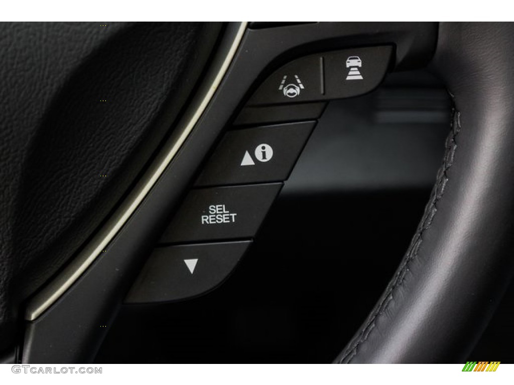 2019 Acura ILX Standard ILX Model Ebony Steering Wheel Photo #133702176