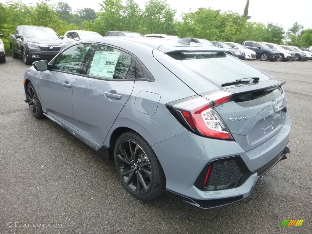 2019 Civic Sport Touring Hatchback - Sonic Gray Pearl / Black photo #2