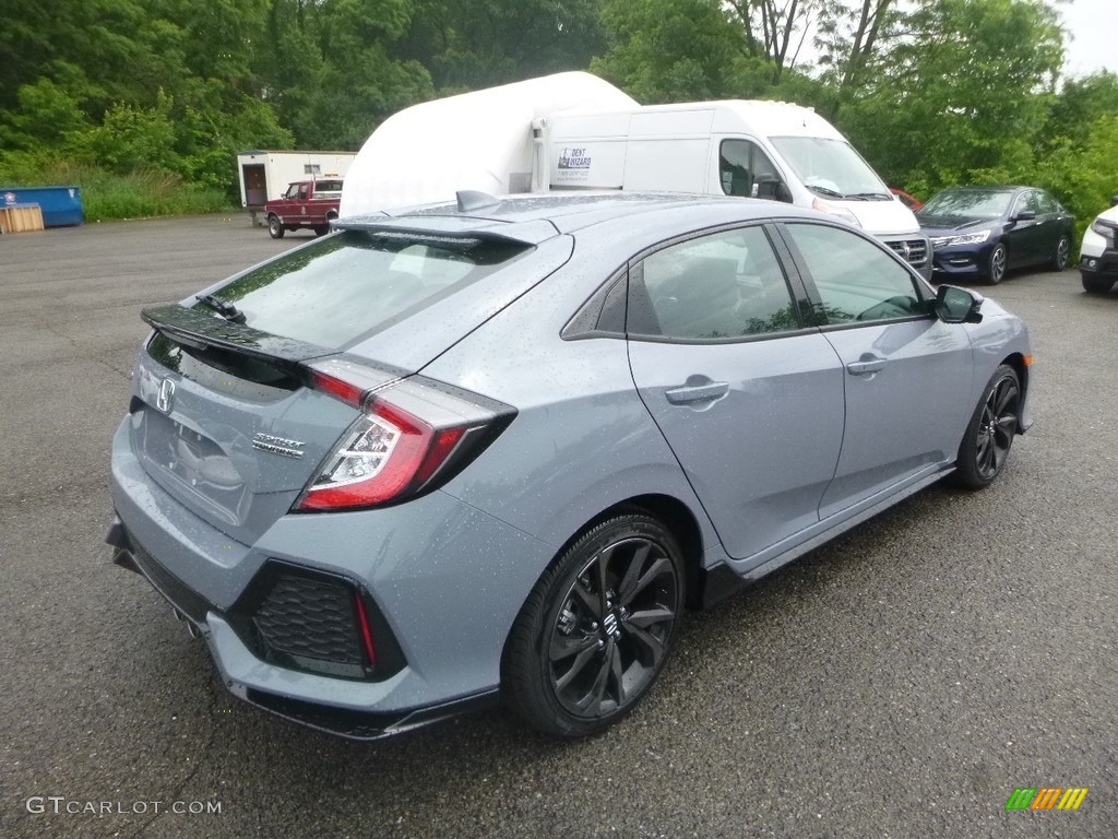 2019 Civic Sport Touring Hatchback - Sonic Gray Pearl / Black photo #4