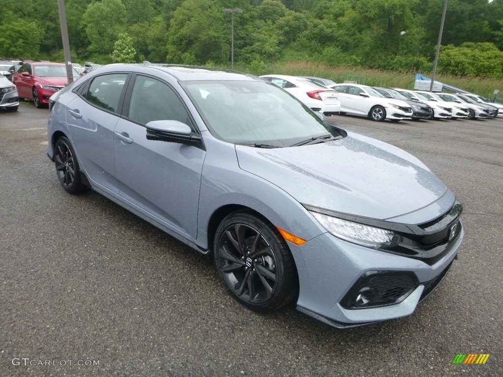2019 Civic Sport Touring Hatchback - Sonic Gray Pearl / Black photo #5