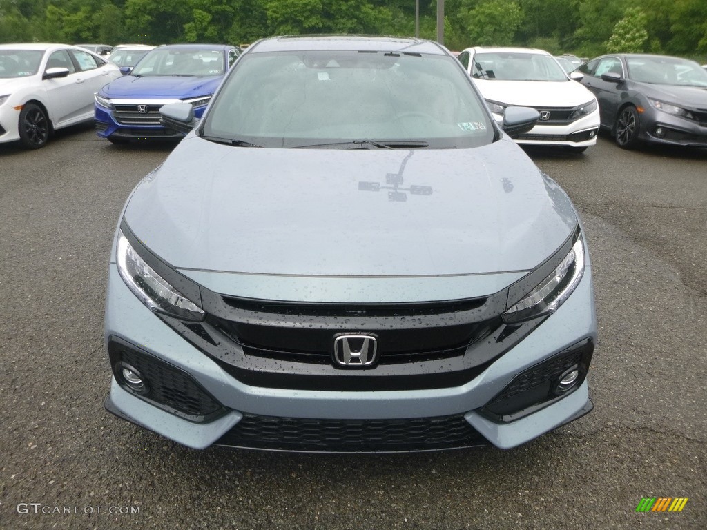 2019 Civic Sport Touring Hatchback - Sonic Gray Pearl / Black photo #6