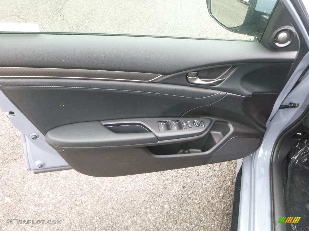 2019 Honda Civic Sport Touring Hatchback Black Door Panel Photo #133703597