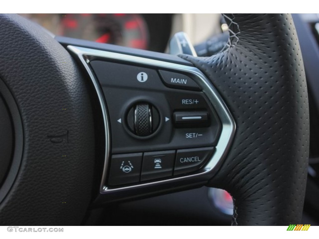 2020 Acura RDX A-Spec Ebony Steering Wheel Photo #133703777