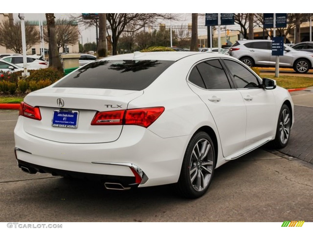 2020 TLX V6 Technology Sedan - Platinum White Pearl / Ebony photo #7