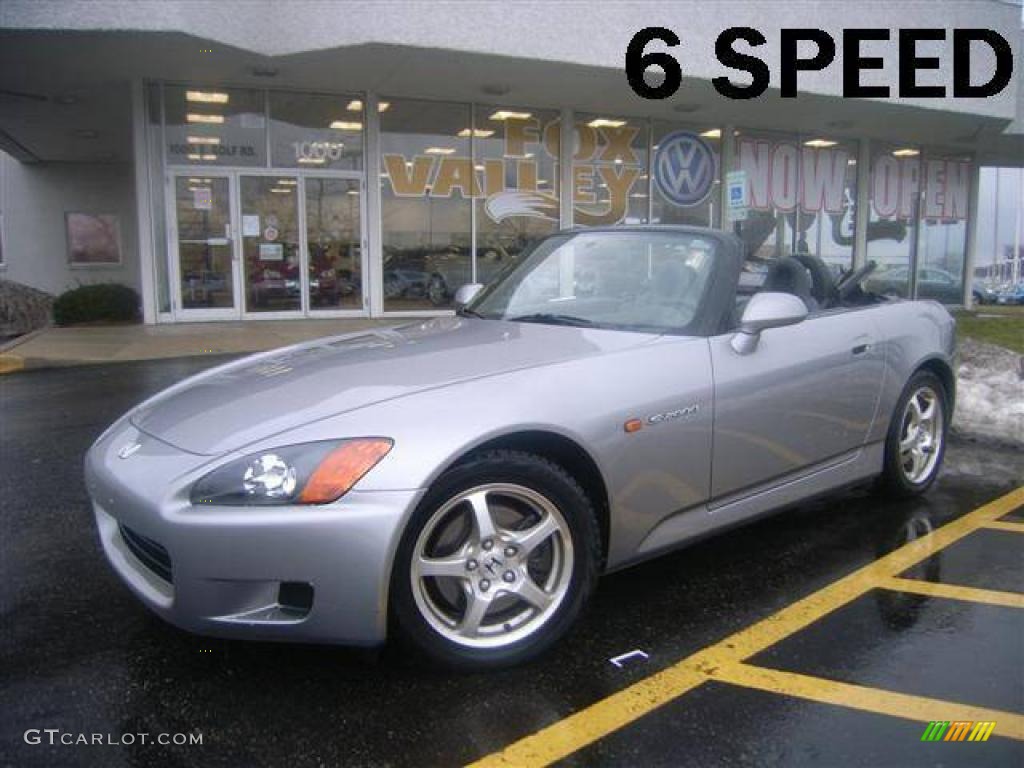 2003 S2000 Roadster - Silverstone Metallic / Black photo #1