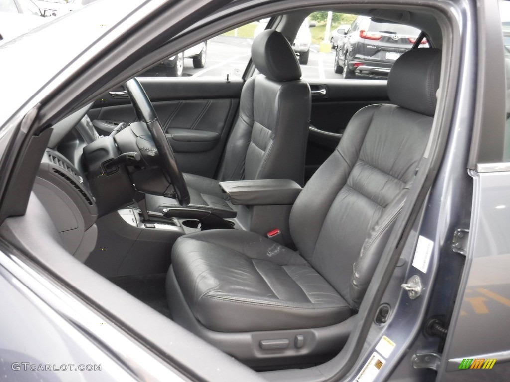 2007 Accord EX-L Sedan - Cool Blue Metallic / Gray photo #15